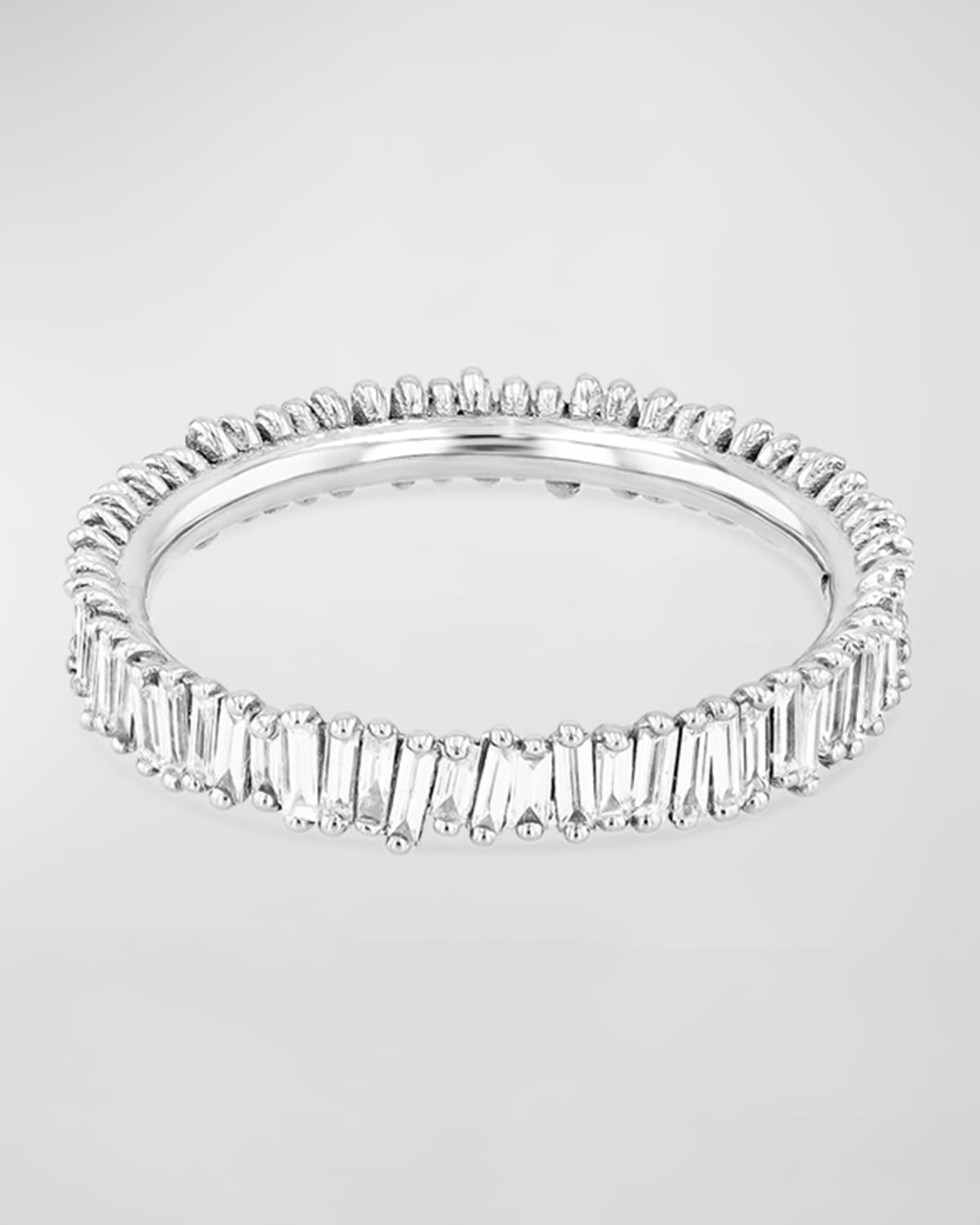 Suzanne Kalan 18k Diamond Mini Classic Fireworks Eternity Ring