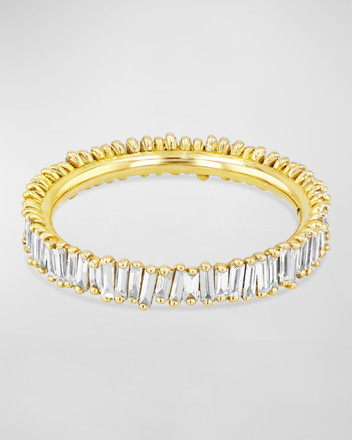 Suzanne Kalan 18k Diamond Mini Classic Fireworks Eternity Ring