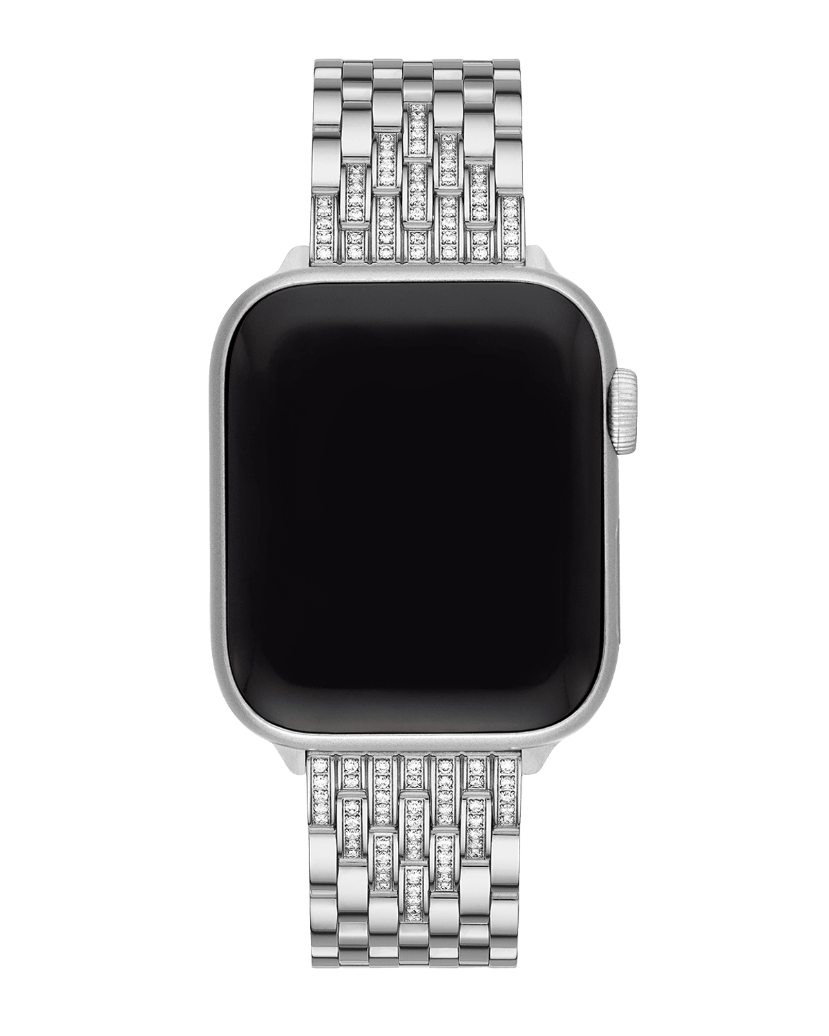 MICHELE 7-Link Stainless Steel Diamond Bracelet for Apple Watch