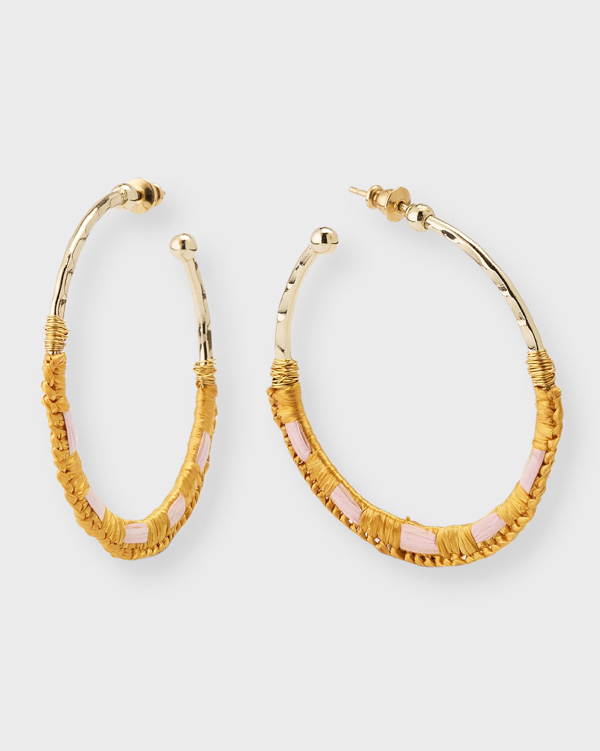 Yellow Plated Hoop Earrings | Neiman Marcus