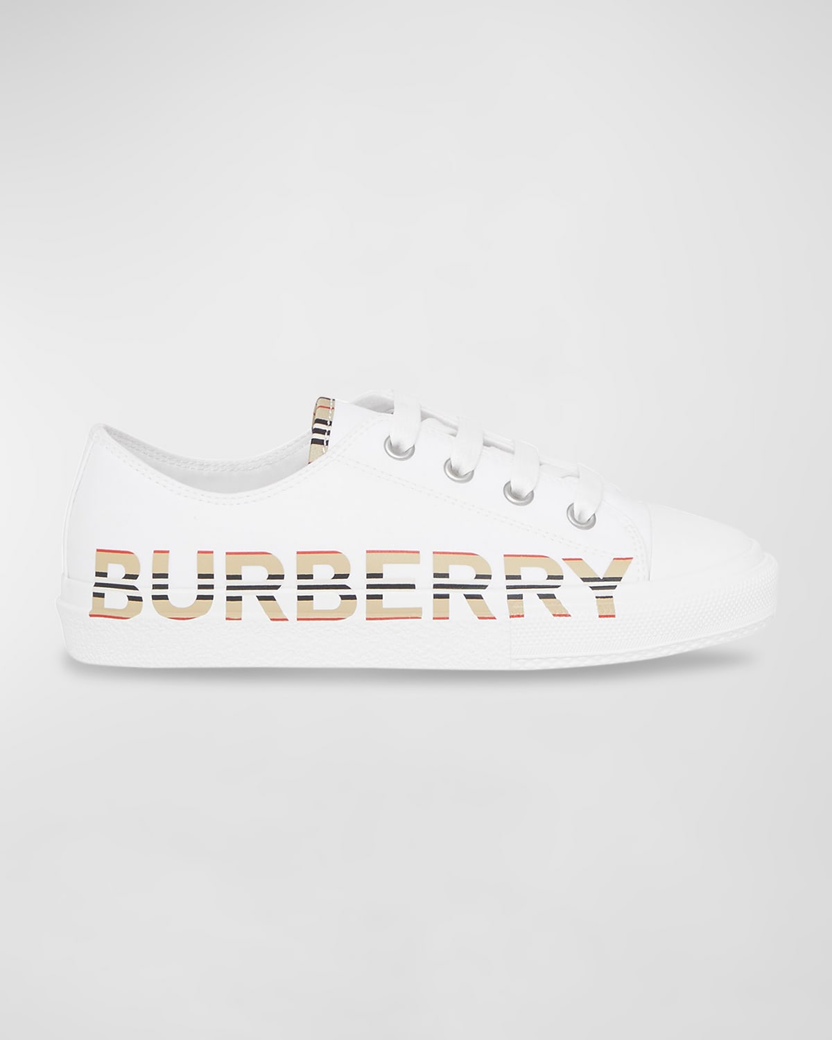 Burberry White Sneaker | Neiman Marcus