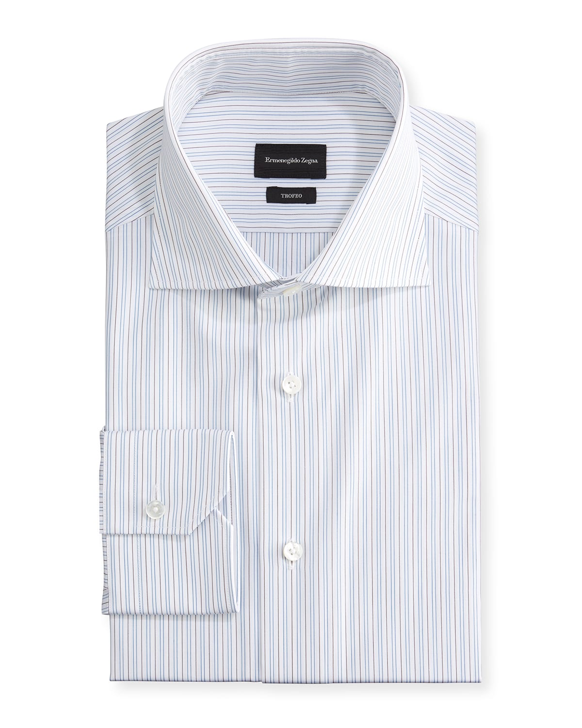 Ermenegildo Zegna Graph Check Dress Shirt | Neiman Marcus