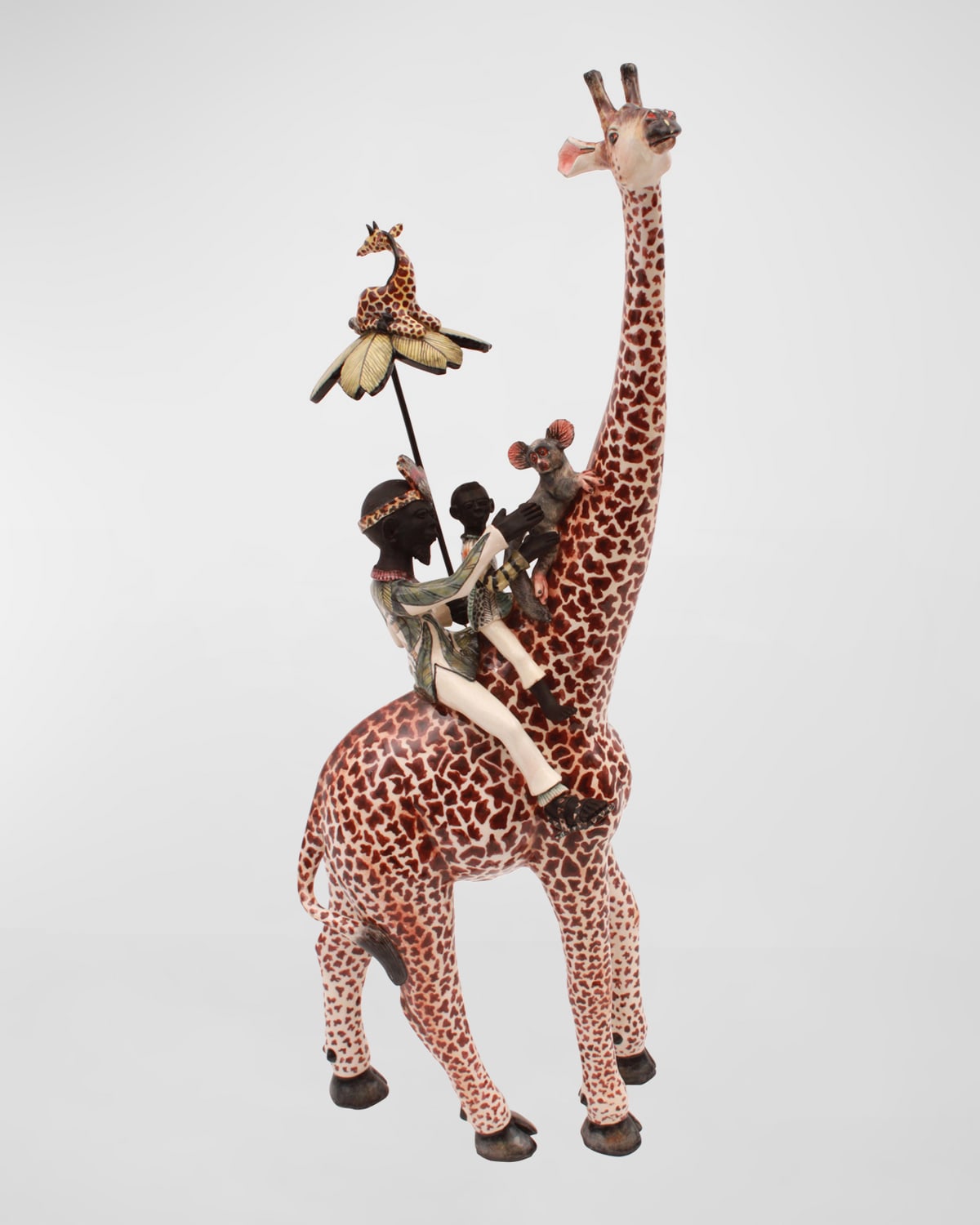 Ardmore Ceramic Art Giraffe Rider