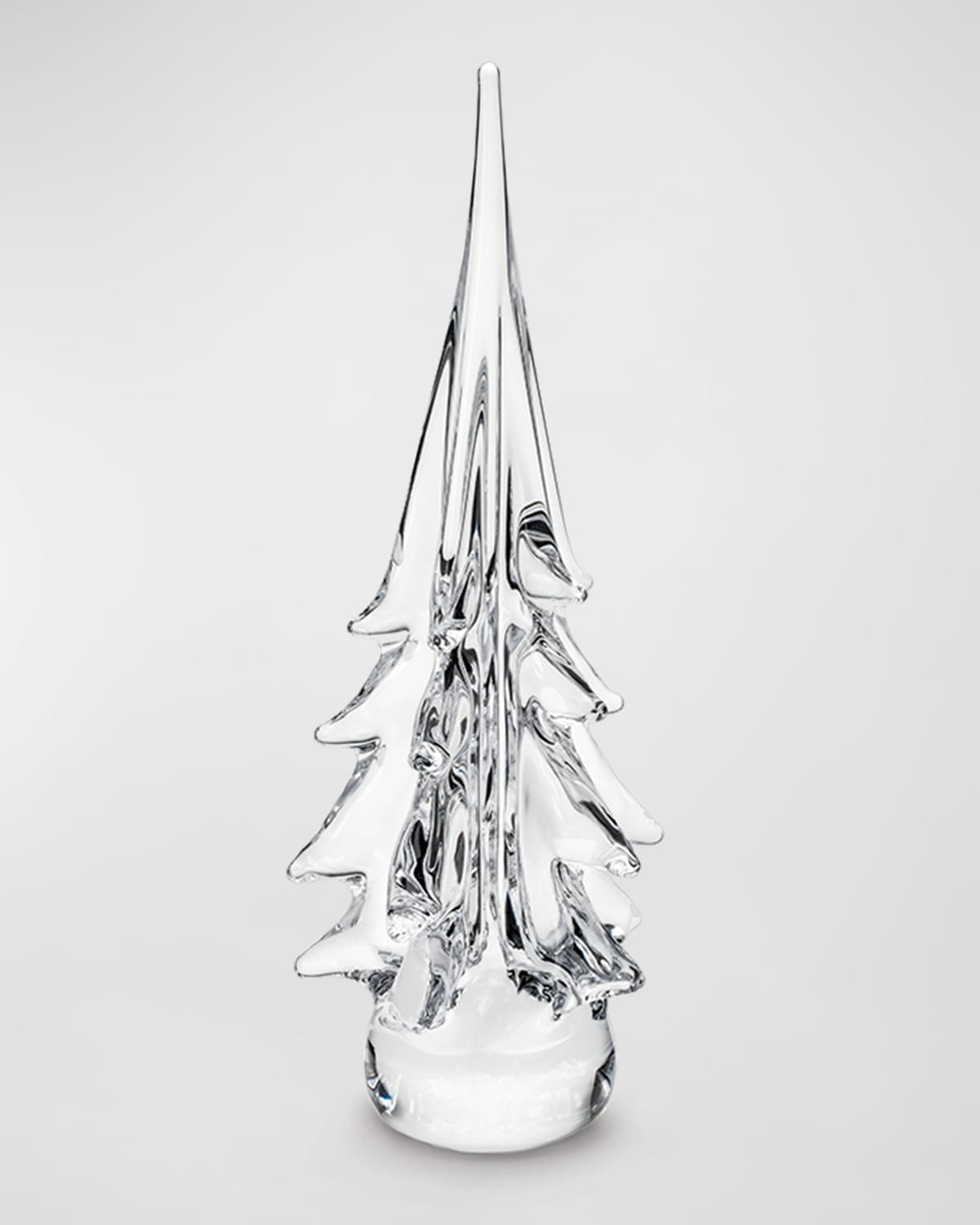 Simon Pearce Vermont Twist Evergreen Tree in Gift Box, 14" Neiman Marcus