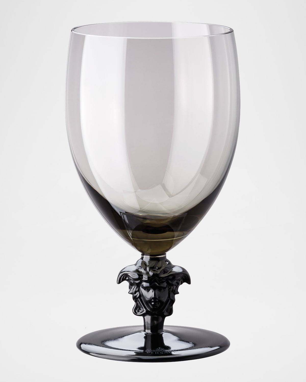 Versace Medusa Lumiere Short Stem Haze Red Wine Glasses, Set of 2