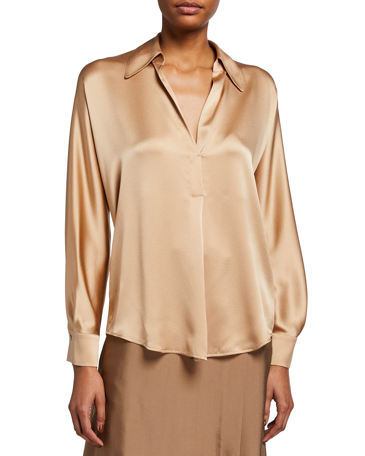 Satin Silk Blouse | Neiman Marcus