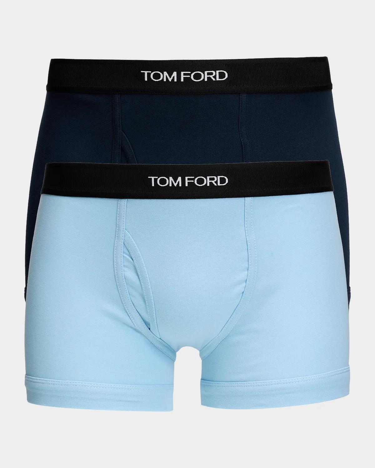 Men & apos;s 2-Pack Solid Jersey Boxer Briefs