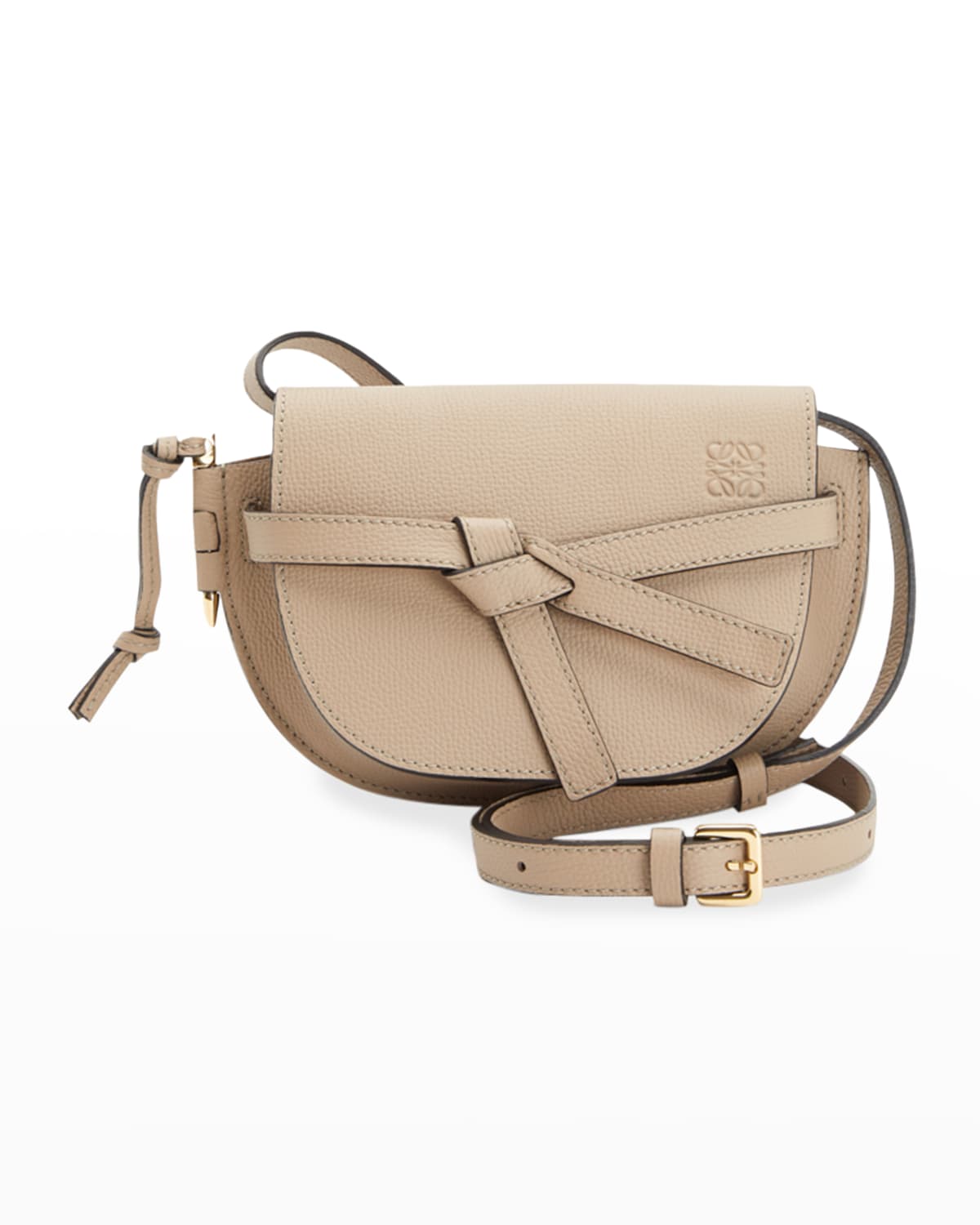 Loewe Gate Mini Raffia Shoulder Bag | Neiman Marcus