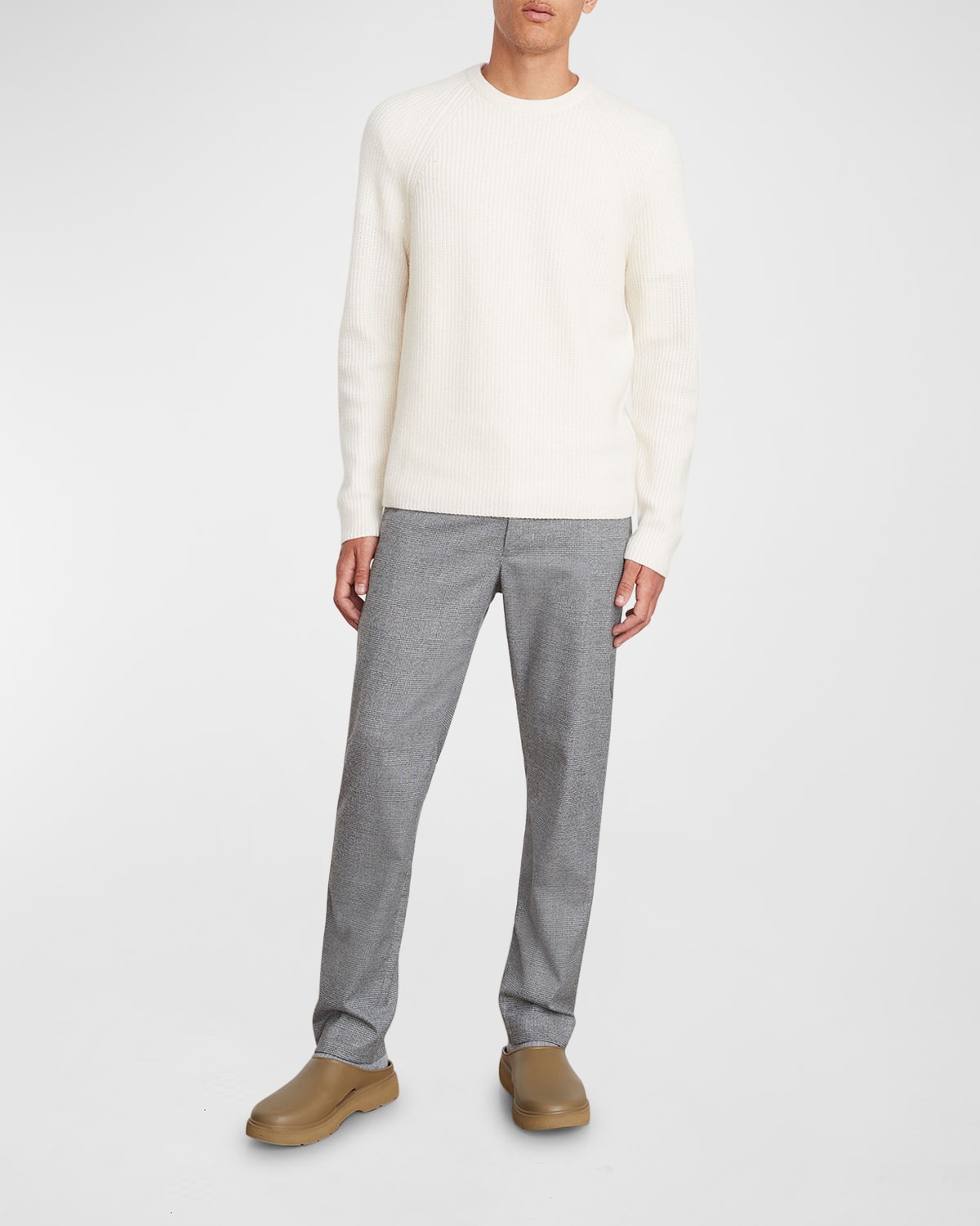 Ribbed Hem Raglan Sleeve Sweater