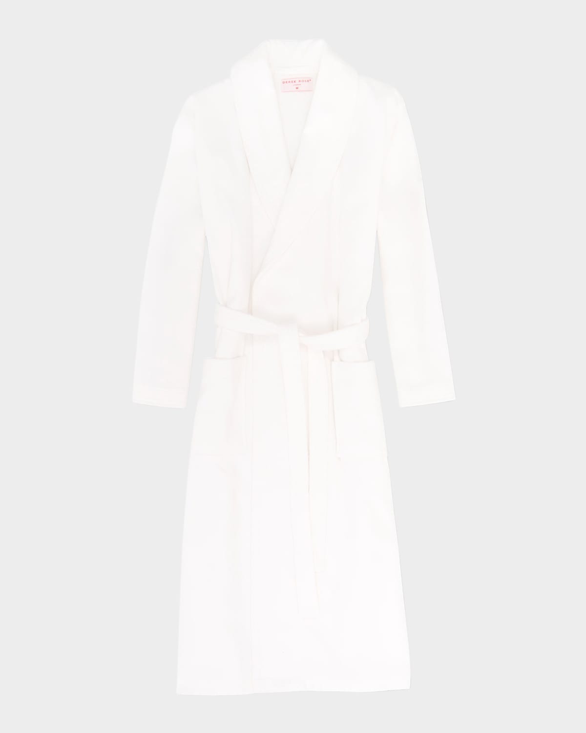 Derek Rose Triton Cotton-terry Robe In White