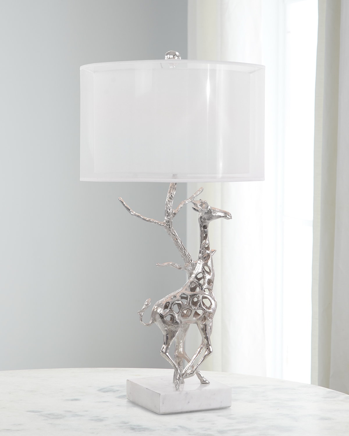 JohnRichard Collection Half Moon Table Lamp Neiman Marcus