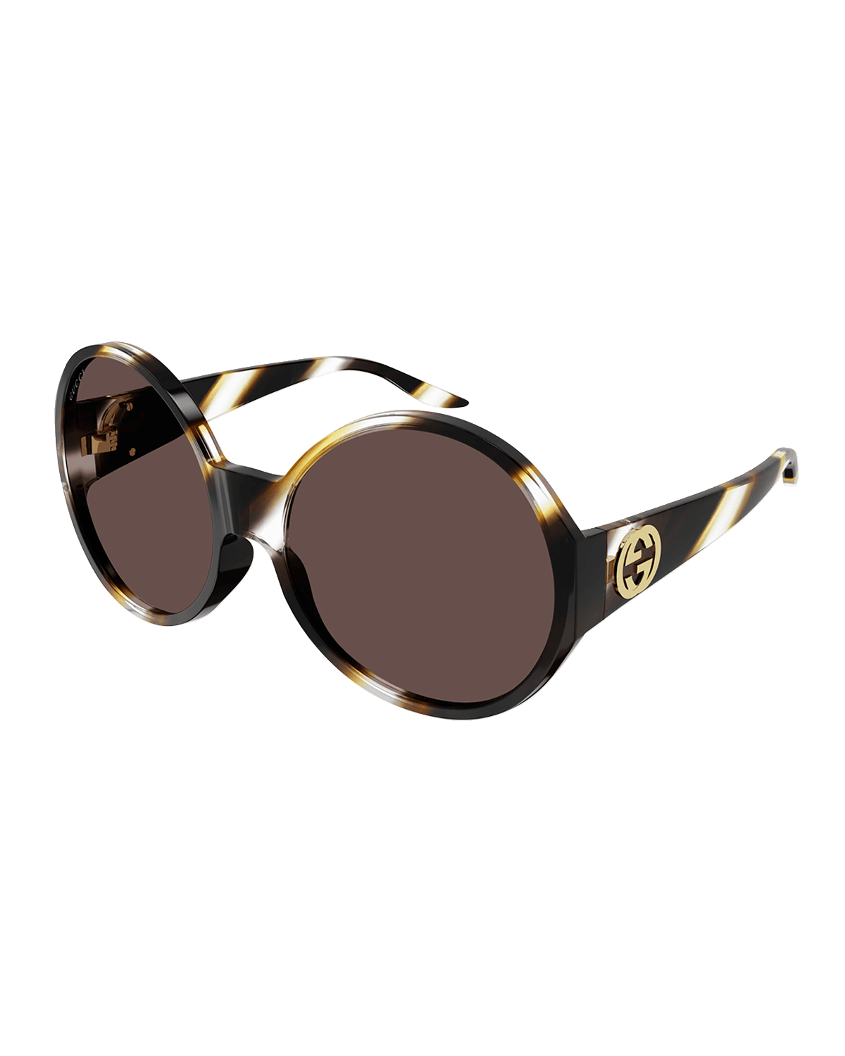 Gucci Oversized Round Acetate Sunglasses