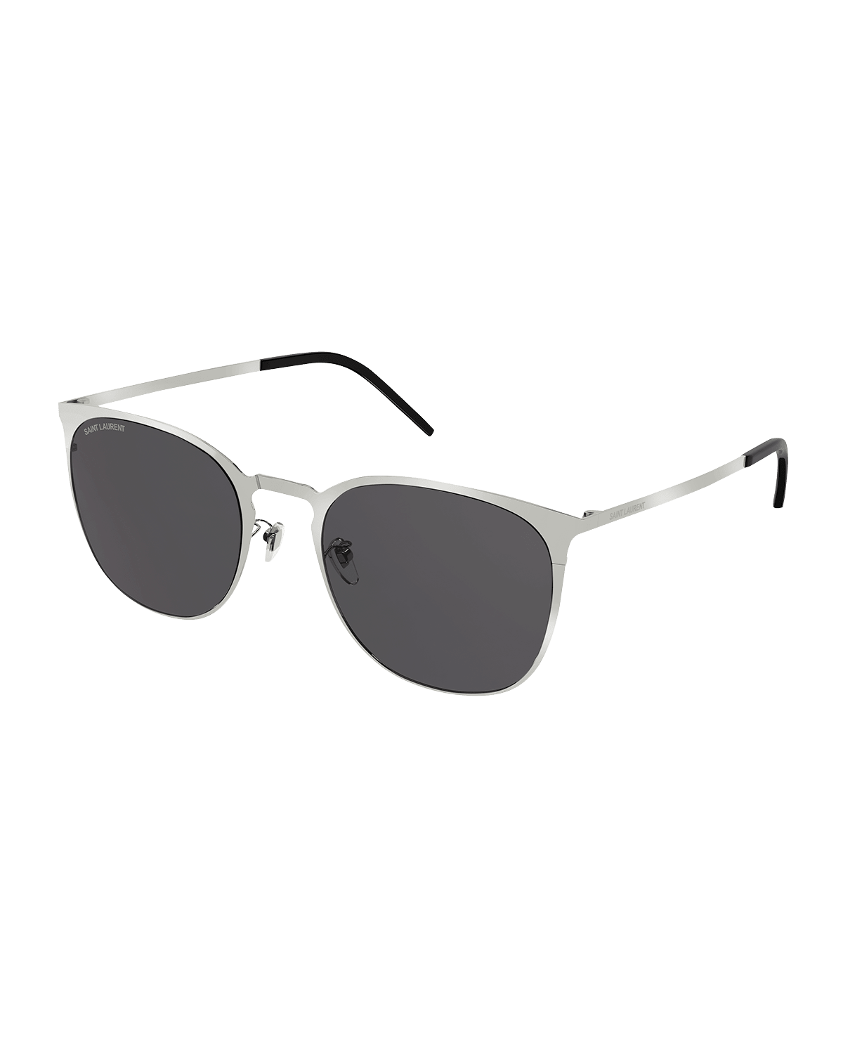 Saint Laurent Men's Round Metal Sunglasses