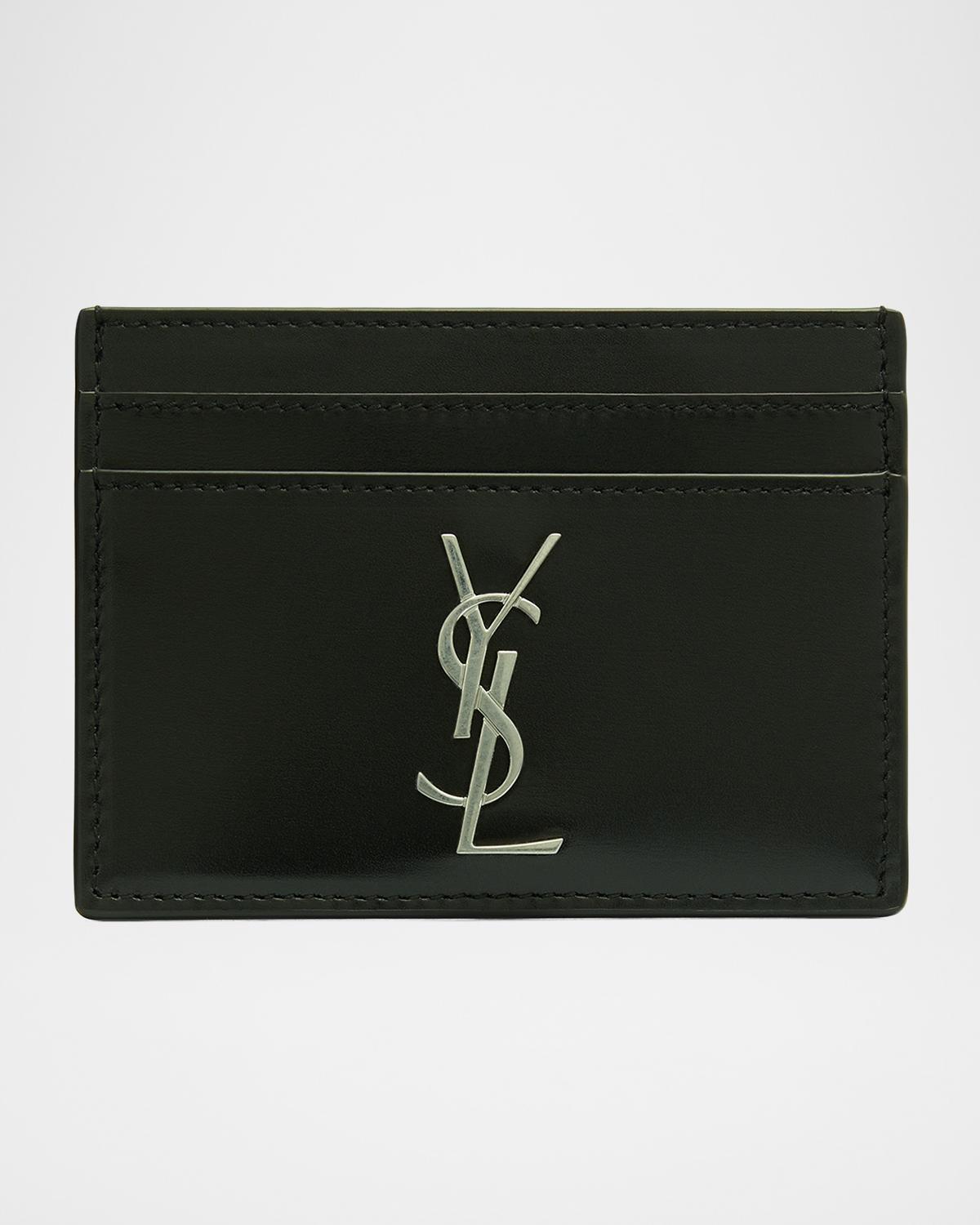 Men & apos;s YSL Monogram Leather Card Case