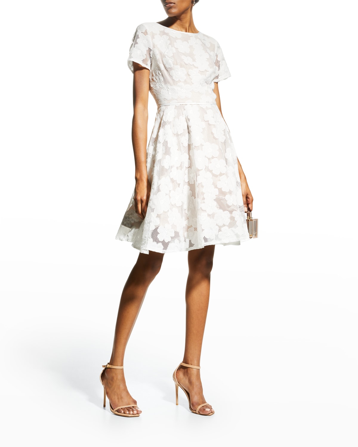 White Flare Dress | Neiman Marcus