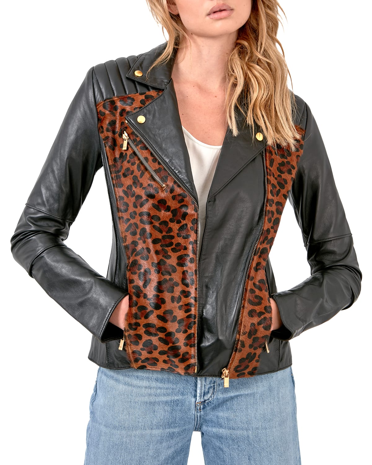 cheetah print jacket womens