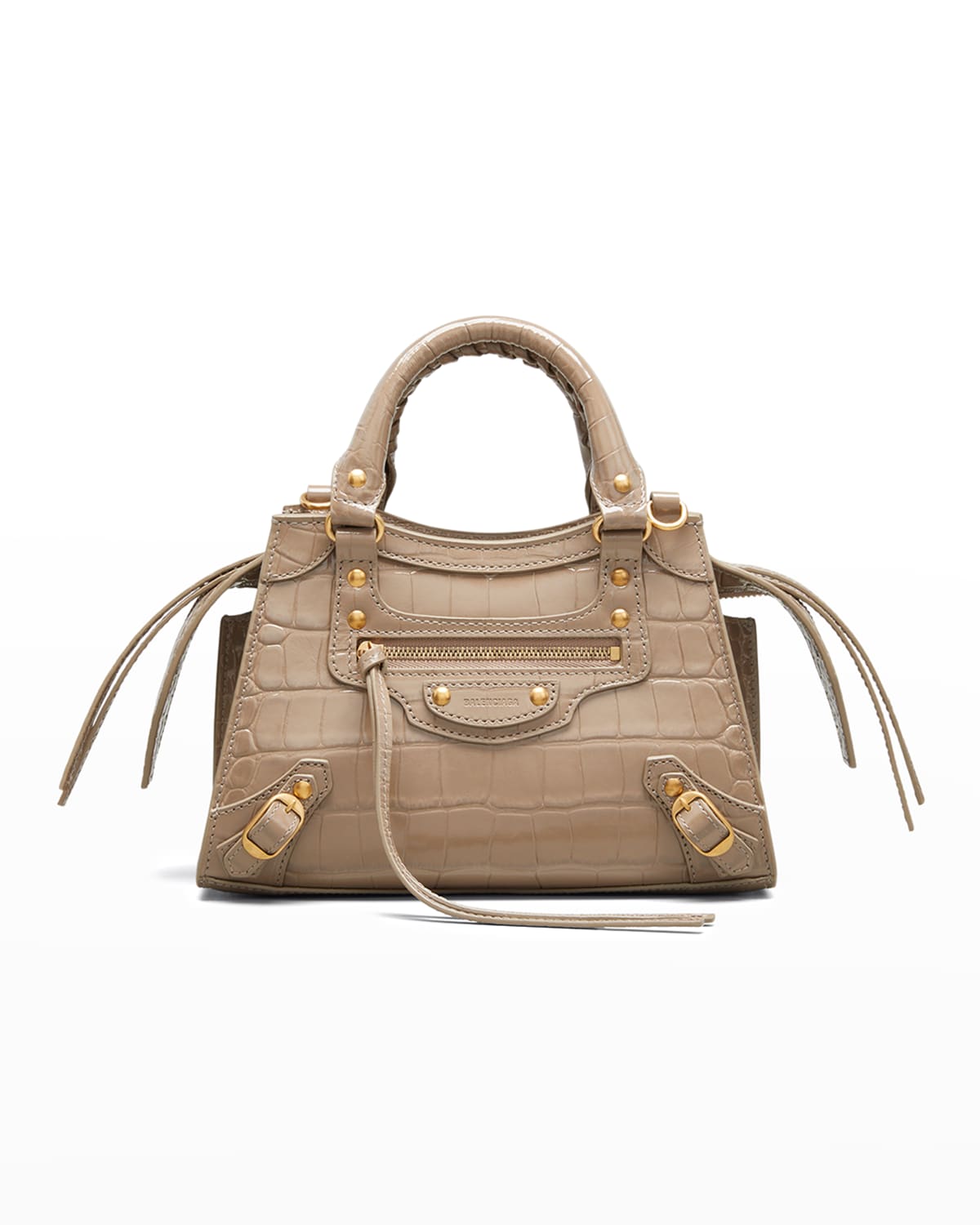 balenciaga classic city aj small graffiti satchel bag