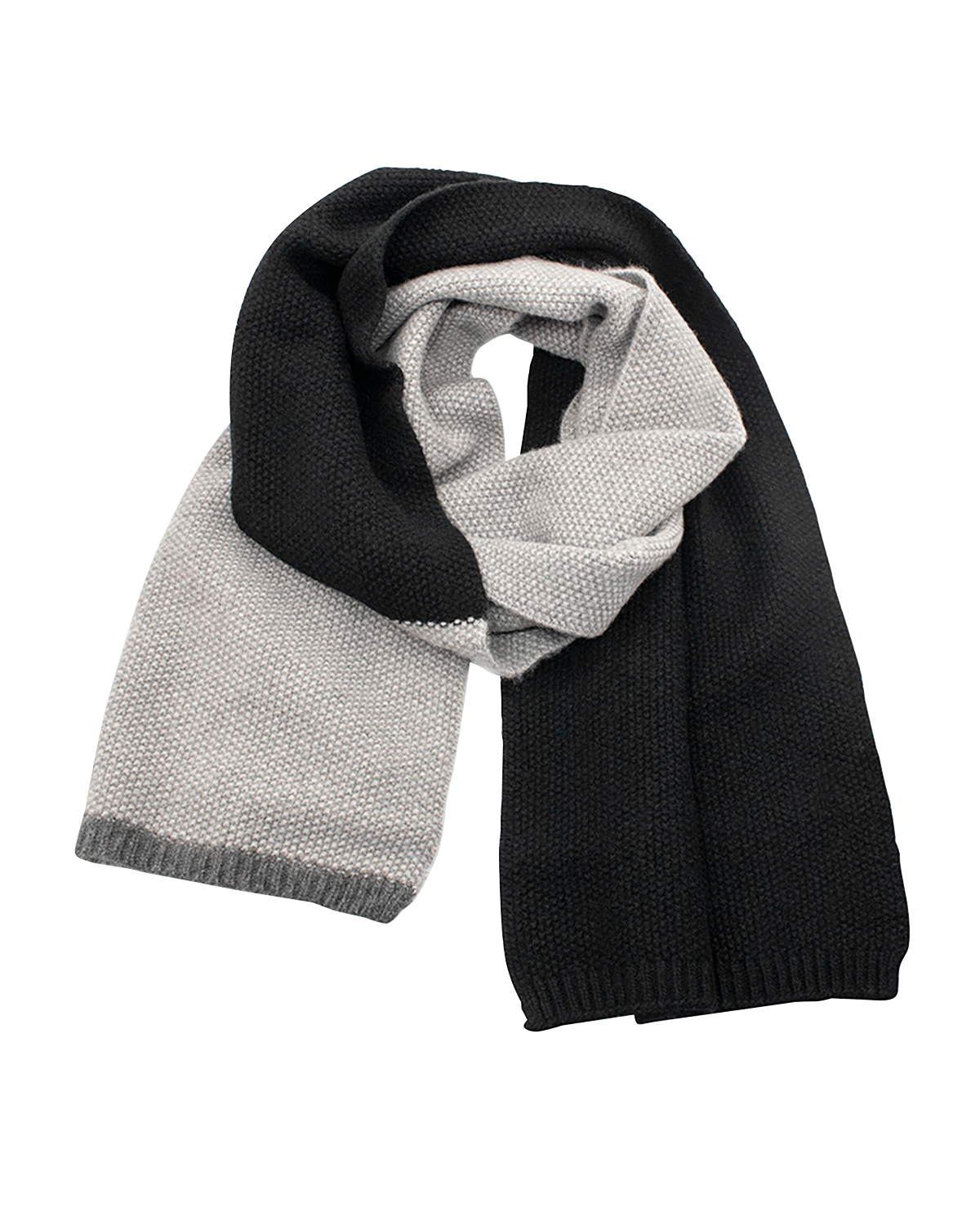 Portolano Men's Colorblock Cashmere Scarf