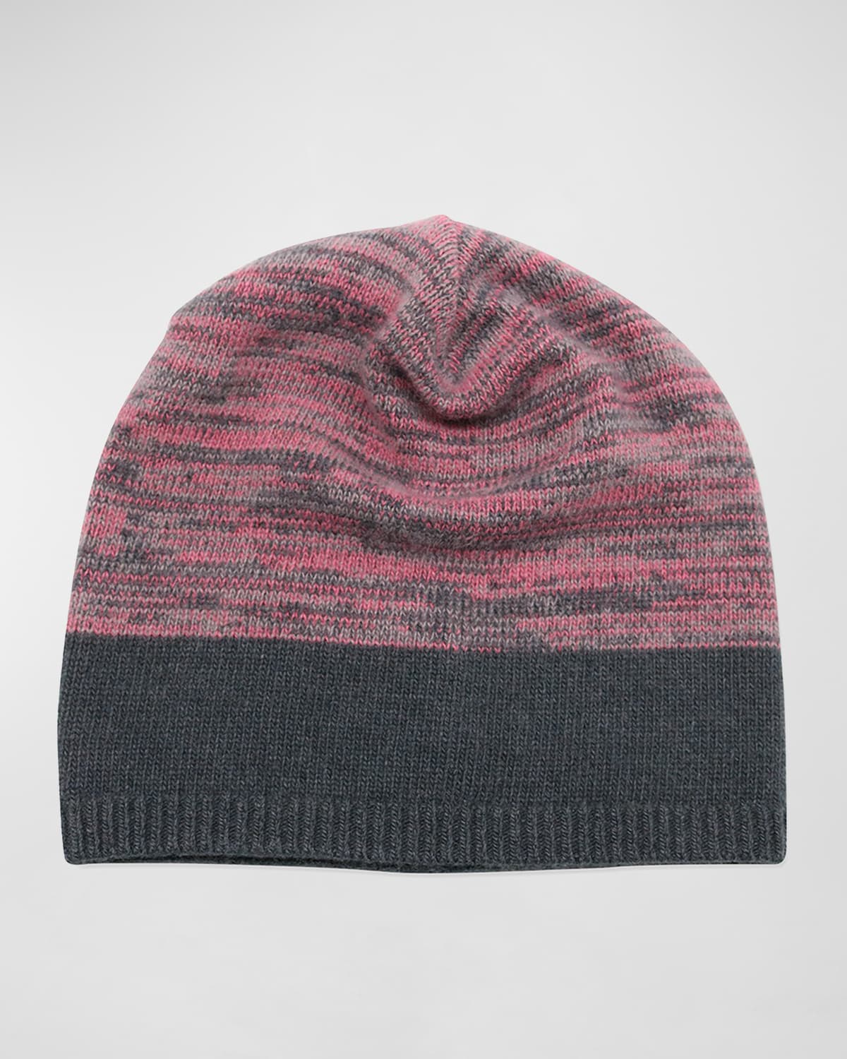 Portolano Men's Jersey Melange Slouchy Beanie Hat