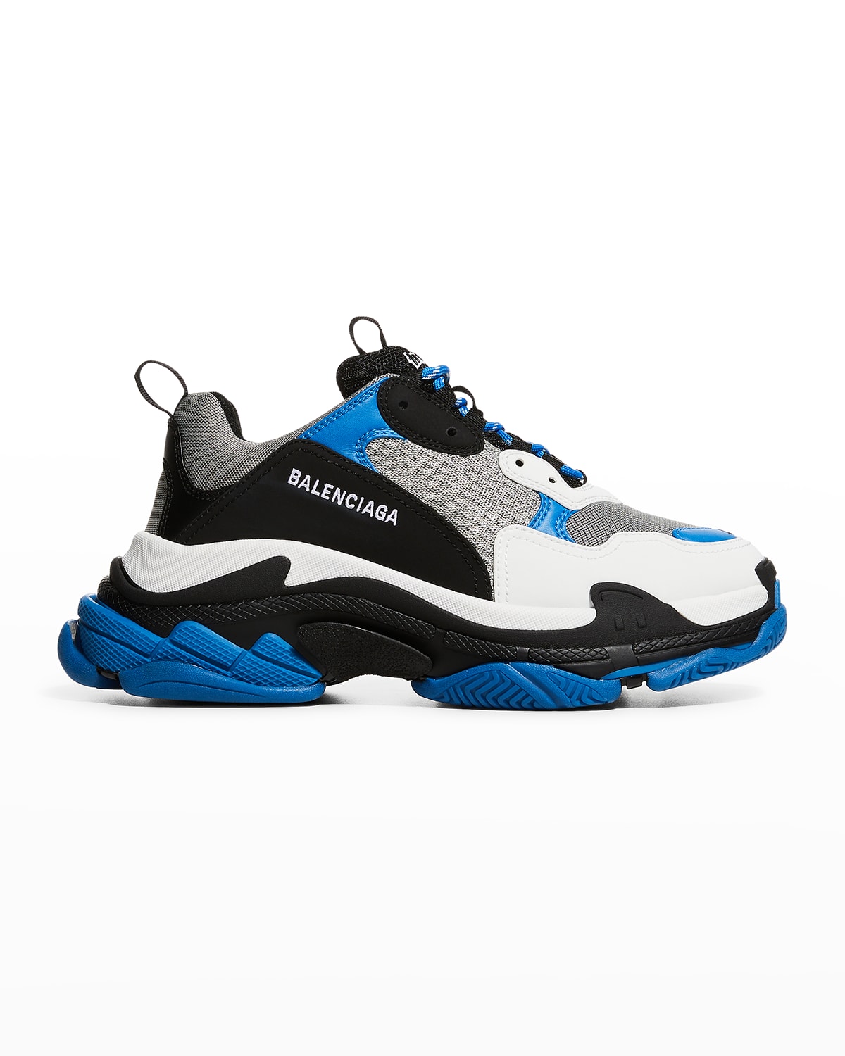 Balenciaga Men's Triple S Clear-Sole Sneakers | Neiman Marcus