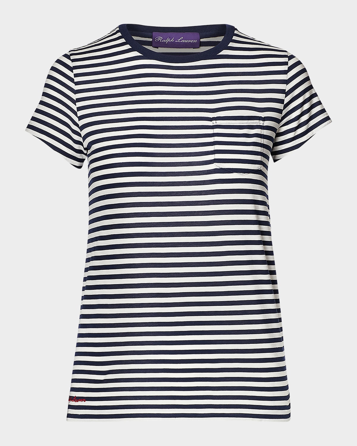 Ralph Lauren Collection Striped Cotton T-Shirt