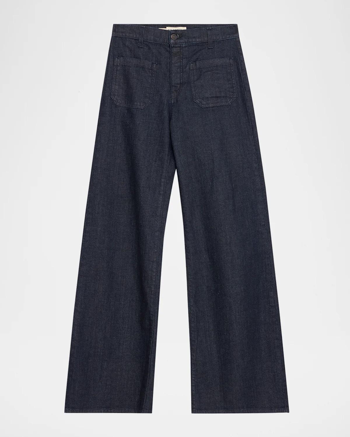Nili Lotan Florence Denim Flare Jeans