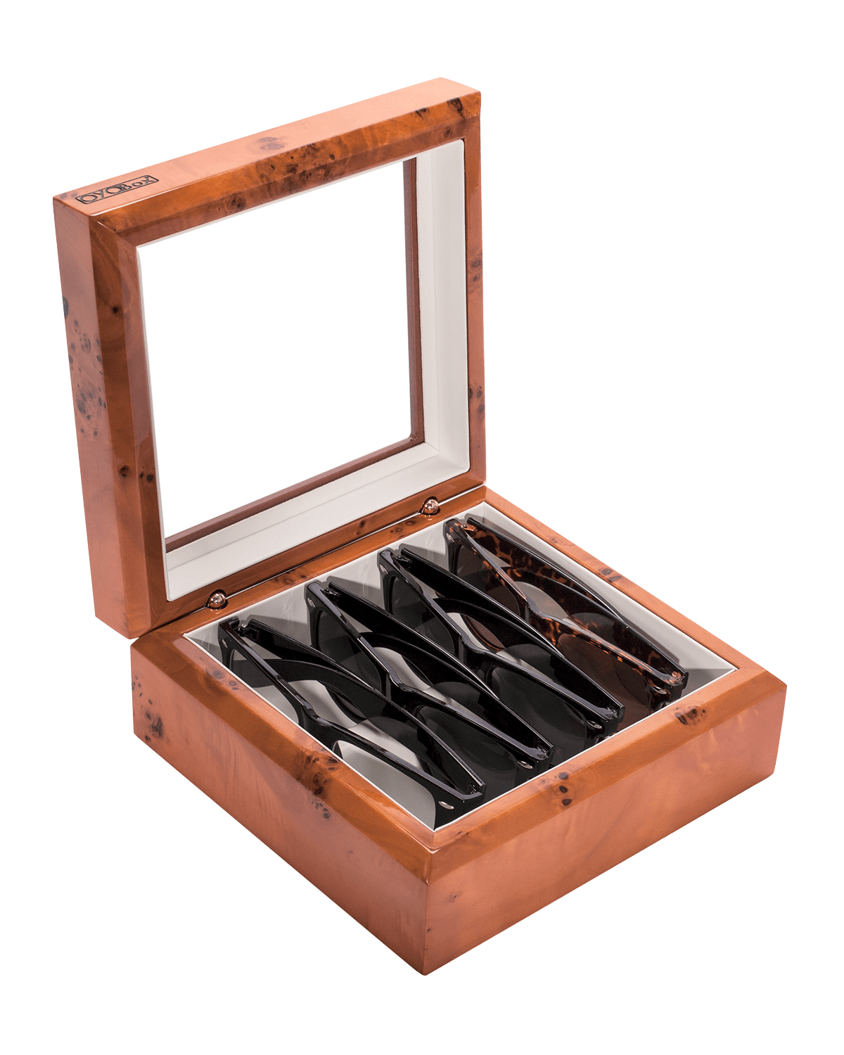 Oyobox Mini Wood Eyewear Organizer, Painted