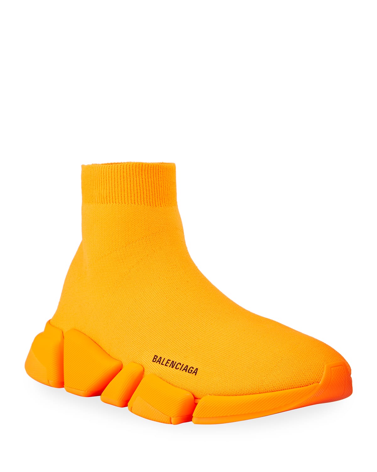 Orange balenciaga socks best sale