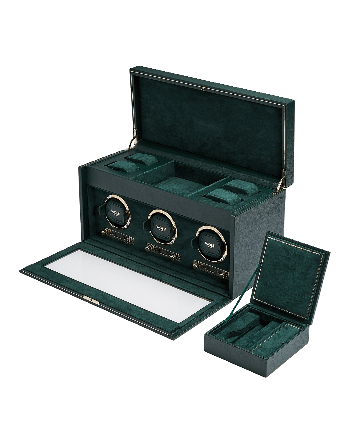 WOLF British Racing Triple Watch Winder