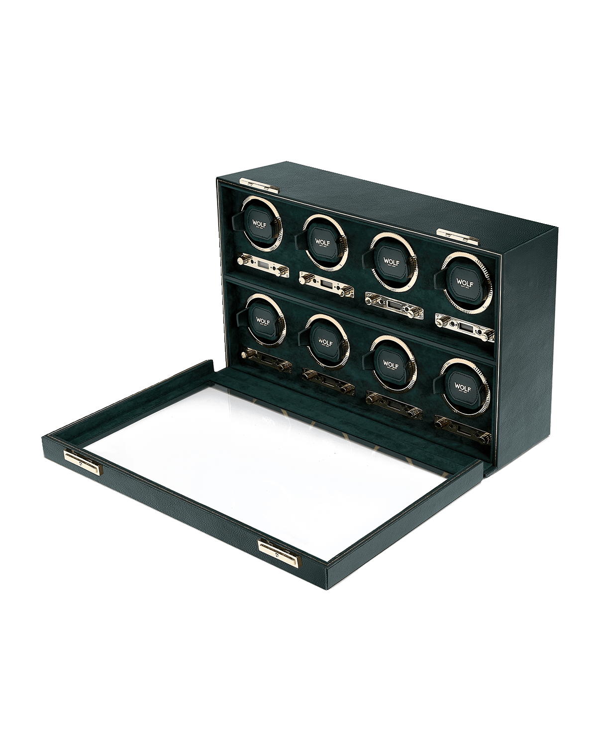 WOLF British Racing 8-Piece Watch Winder