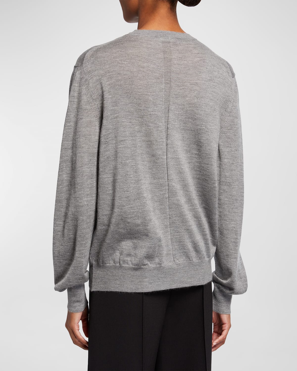 THE ROW Islington Long-Sleeve Cashmere Top