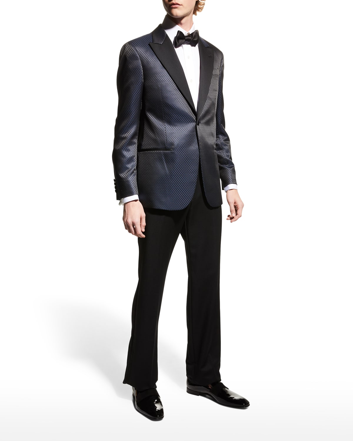 textured dinner jacket