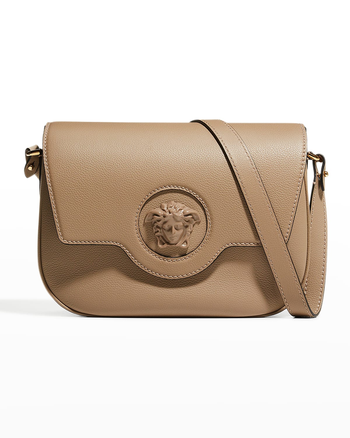 Versace La Medusa Shoulder Bag In Gold