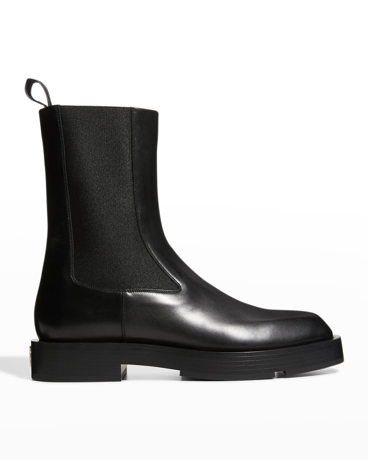 Santoni Men's Lock Leather Chelsea Boots | Neiman Marcus