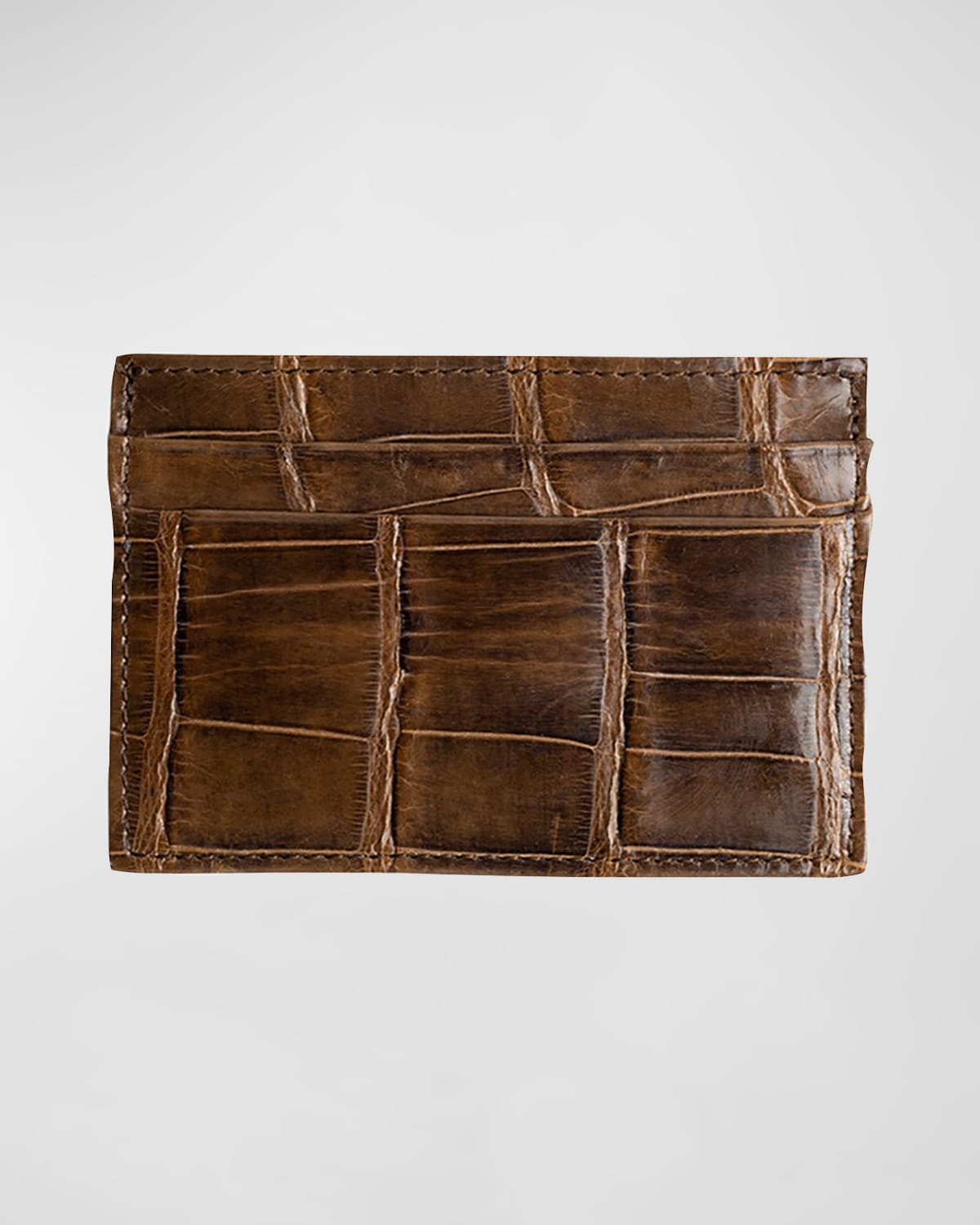 Abas Men 's Alligator Leather Card Case