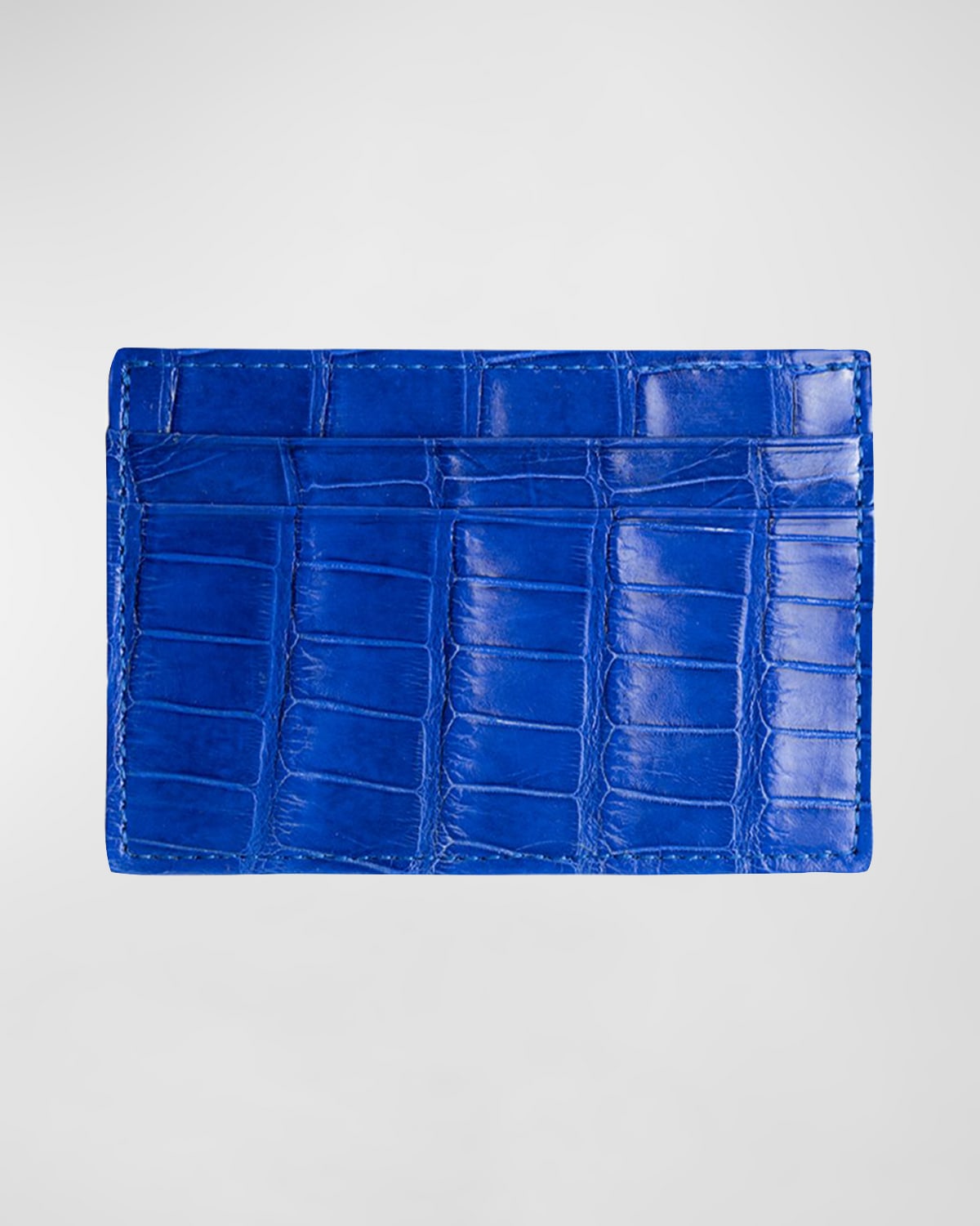 Abas Men 's Alligator Leather Card Case