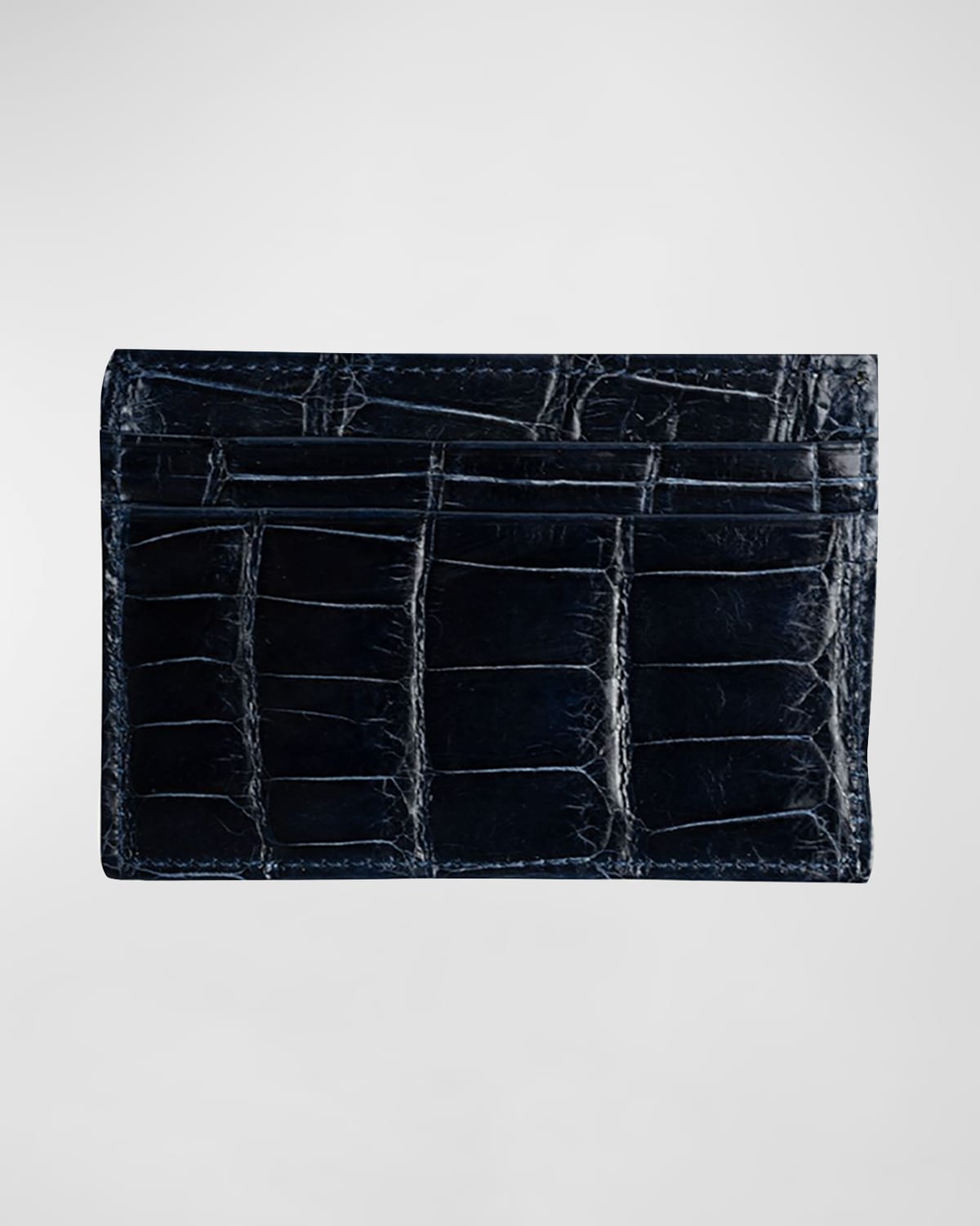 Abas Men 's Alligator Leather Card Case