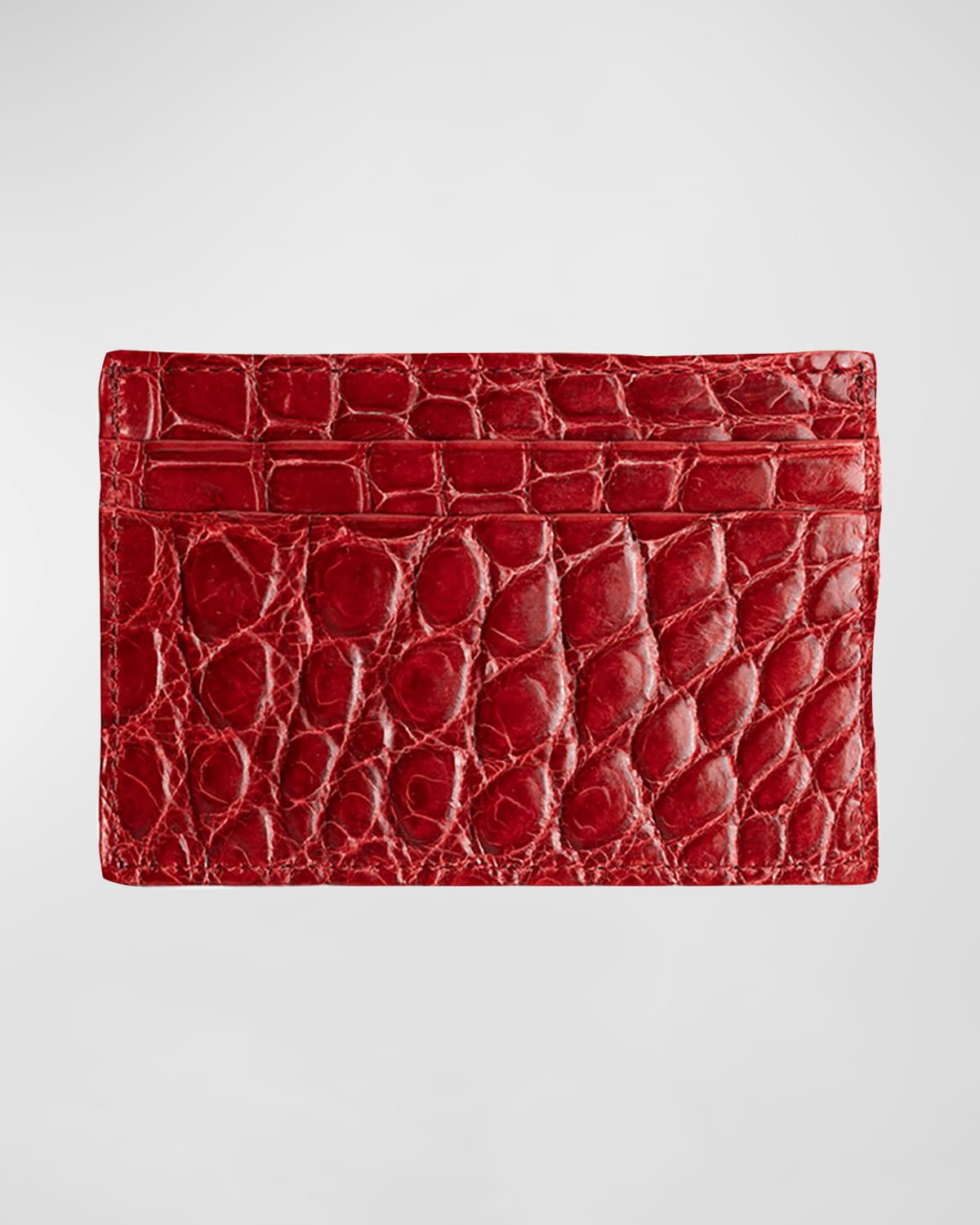 Abas Men 's Alligator Leather Card Case