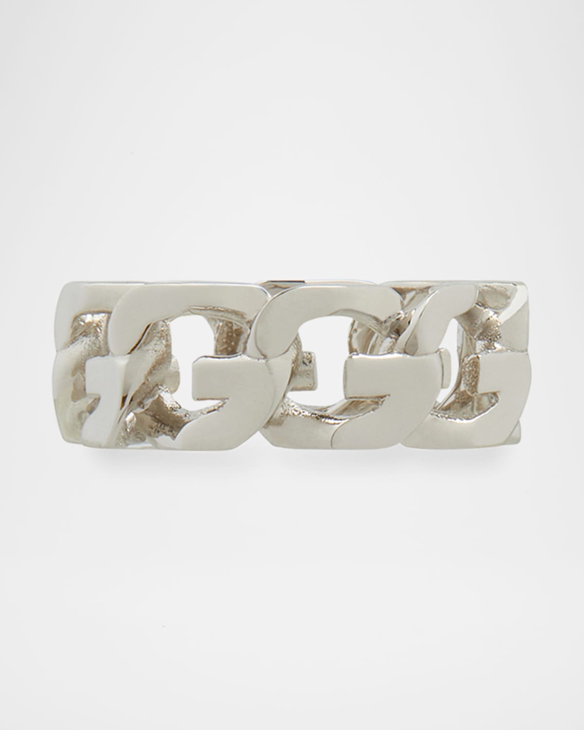 Givenchy Men's G Chain Ring, Size 7.5-9