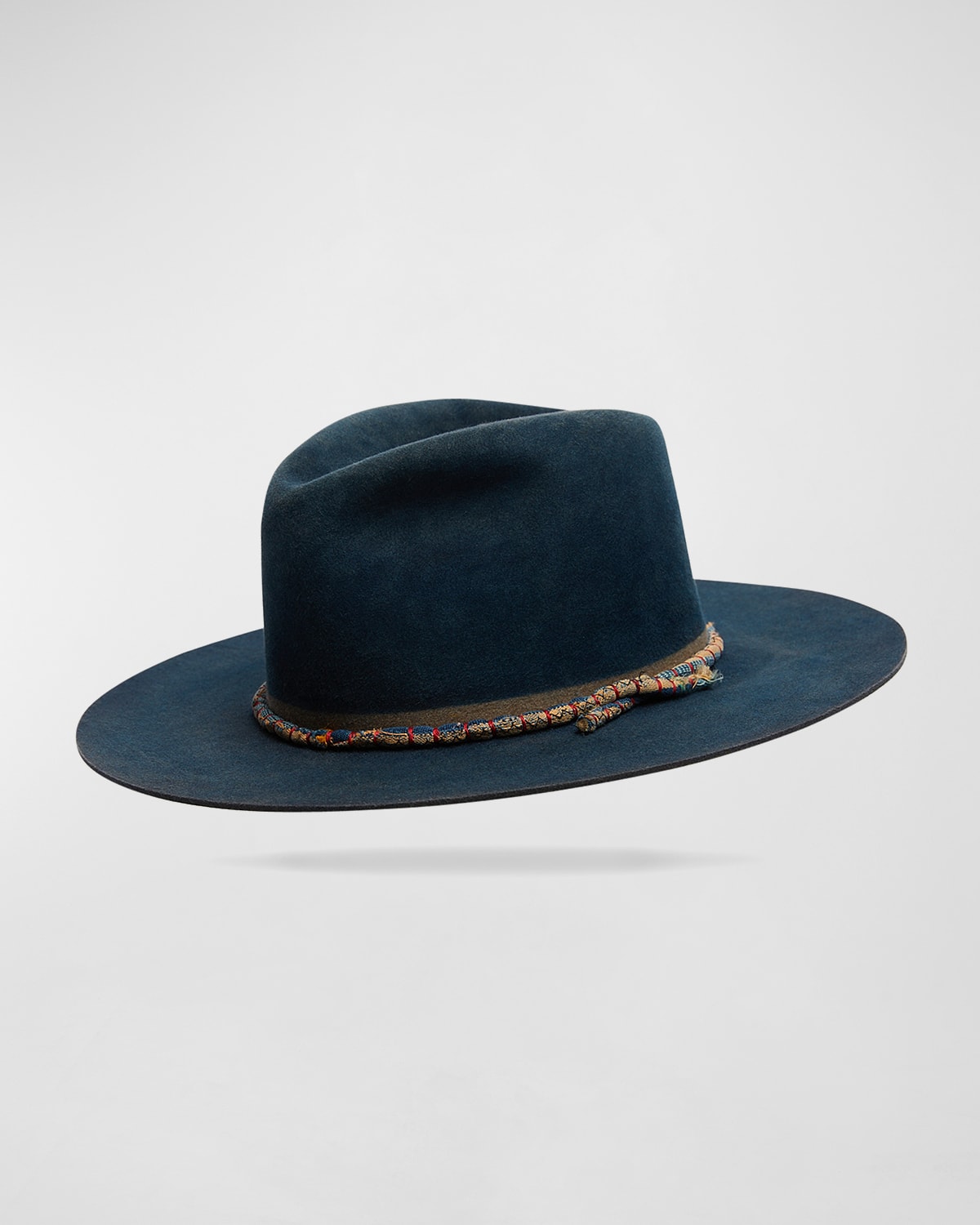 Accessories Fedoras & Trilby Hats Wide Brim Fur Felt Handmade Fedora