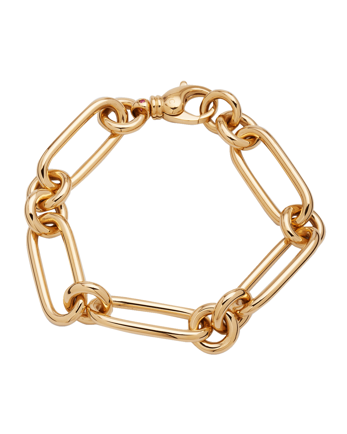 Roberto Coin Oro Classic Oval and Round Link Chain Bracelet