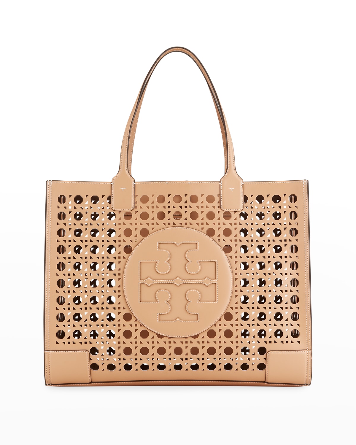 Tory Burch Ella LogoPrint Canvas North/South Tote Bag Neiman Marcus