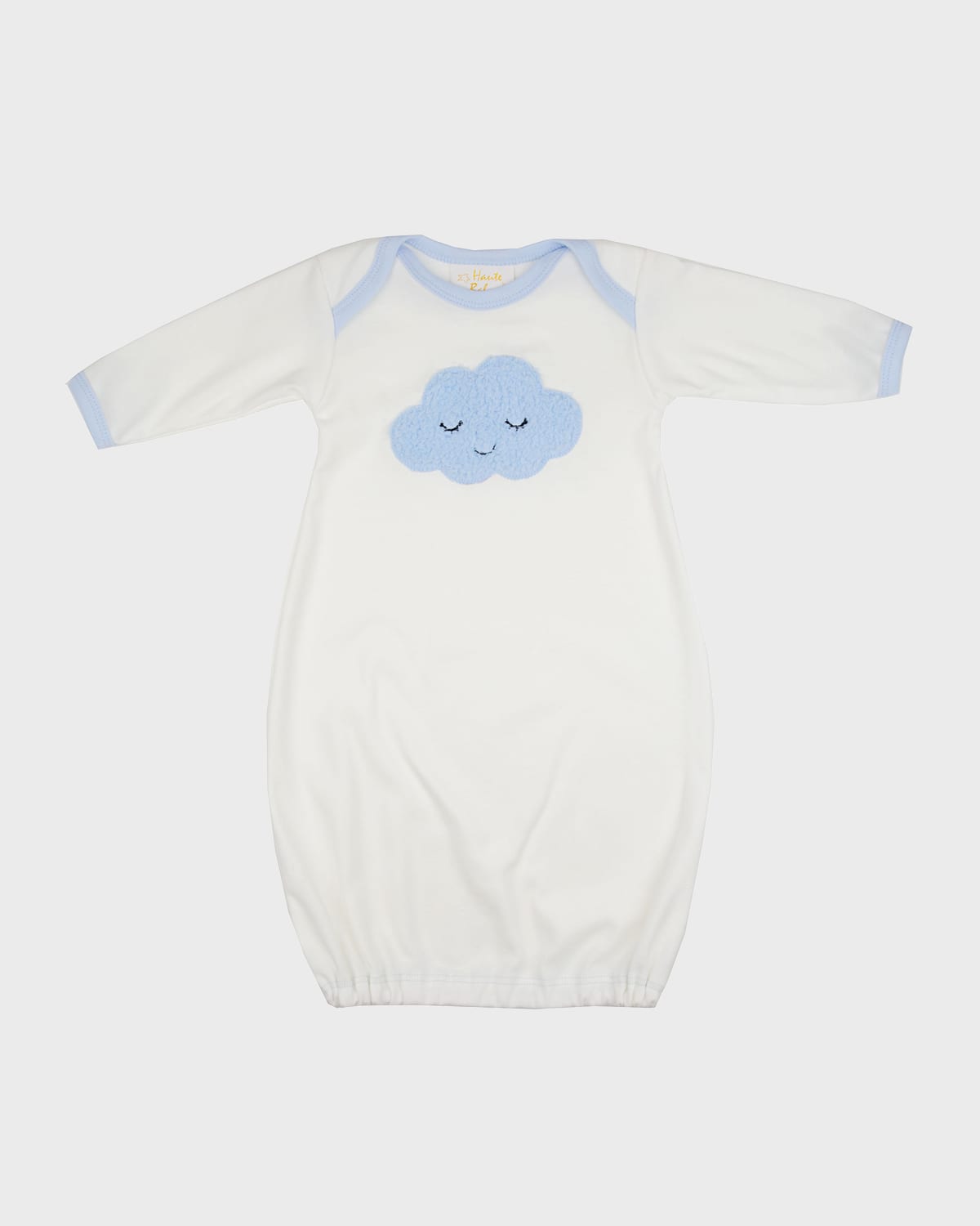 Haute Baby Boy's Sleepy Time Cloud Cotton Gown, Size 0-3M