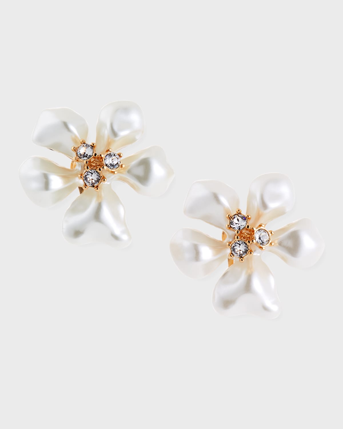 Gold Flower Earrings | Neiman Marcus