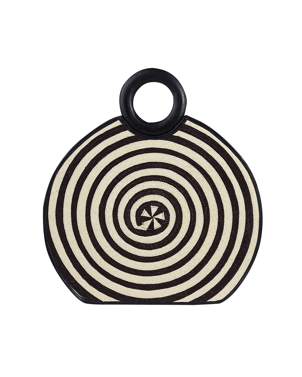 ADRIANA CASTRO Zenu Two-Tone Cana Flecha Ring Top-Handle Bag