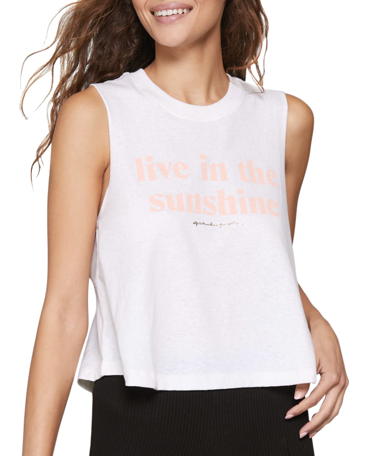 Logo Spirituel Gangster Or Tank Top BLANC Université Paix