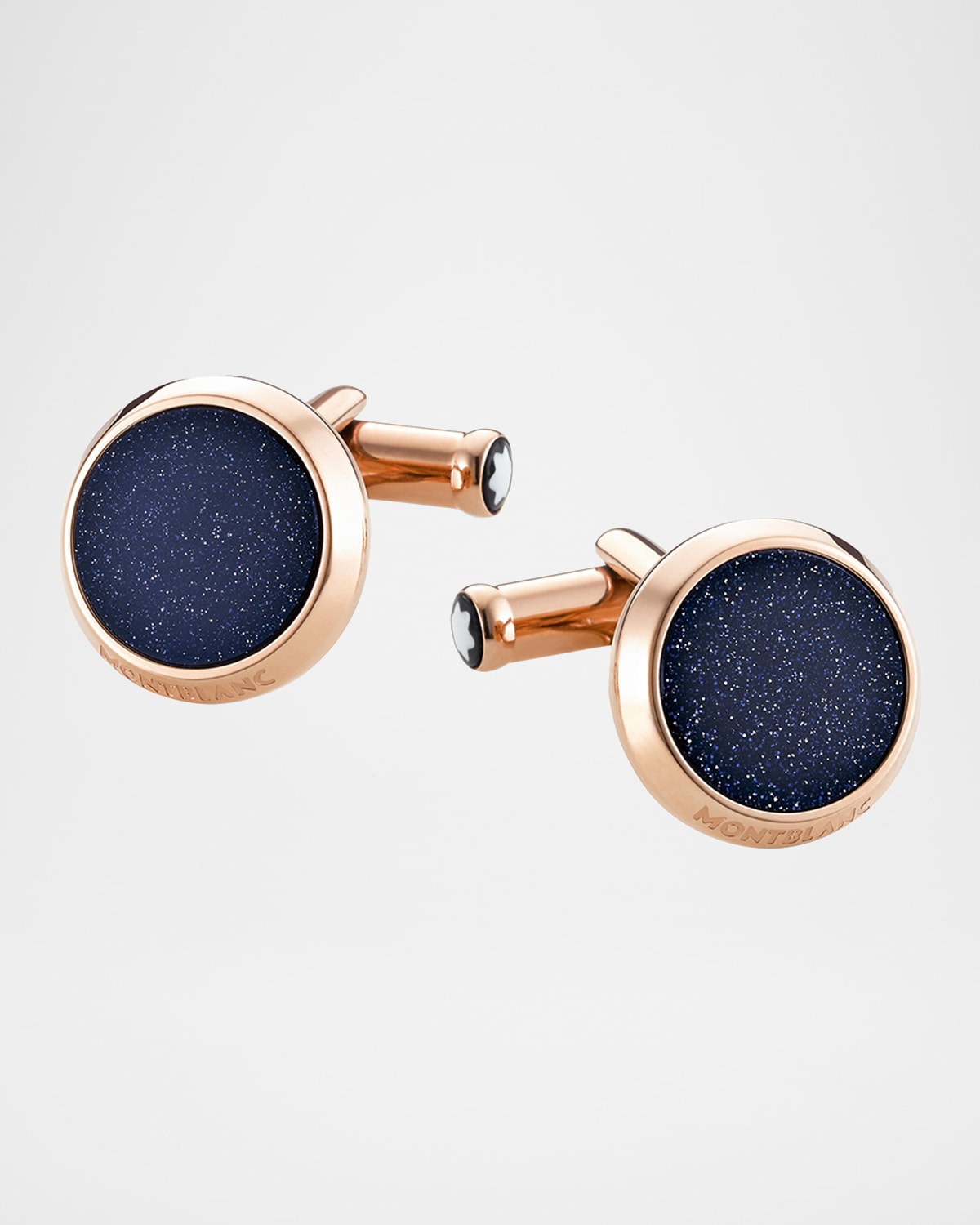 Montblanc Men 's Meisterstuck Round Stone Cufflinks