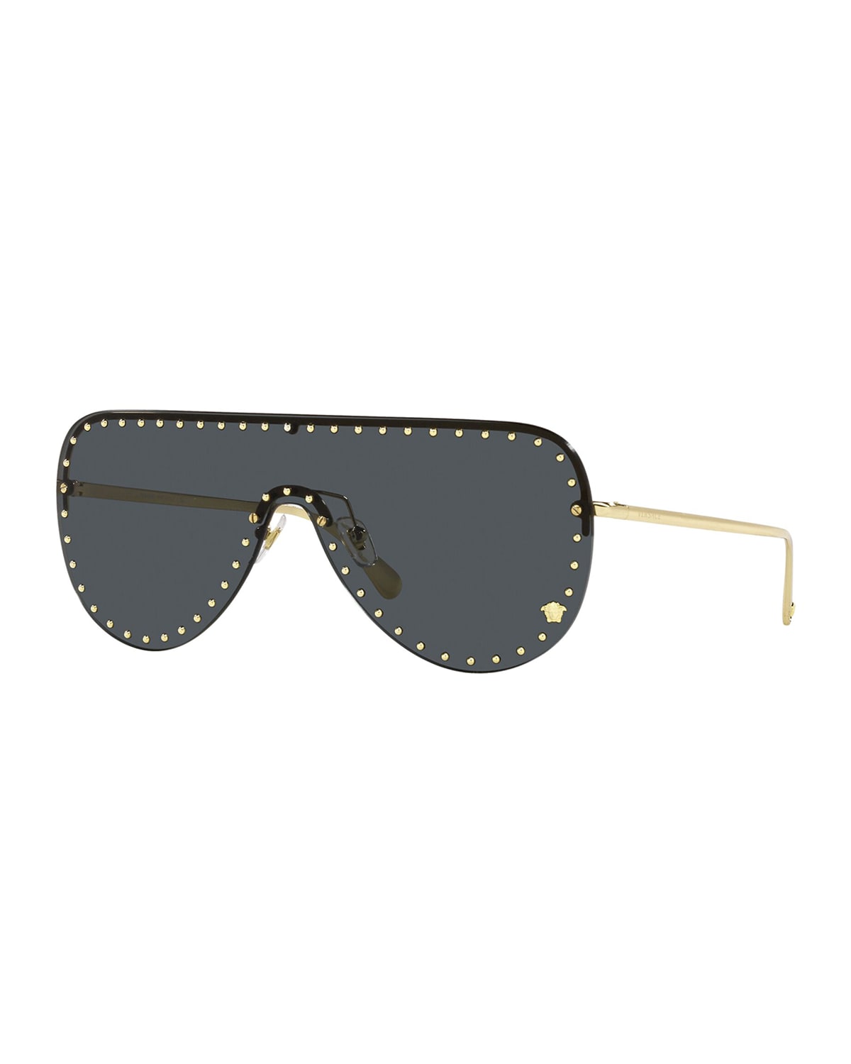 Loewe Curved Shield Semi Rimless Sunglasses Neiman Marcus