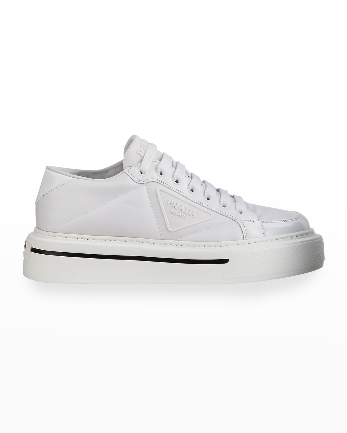 all white prada sneakers