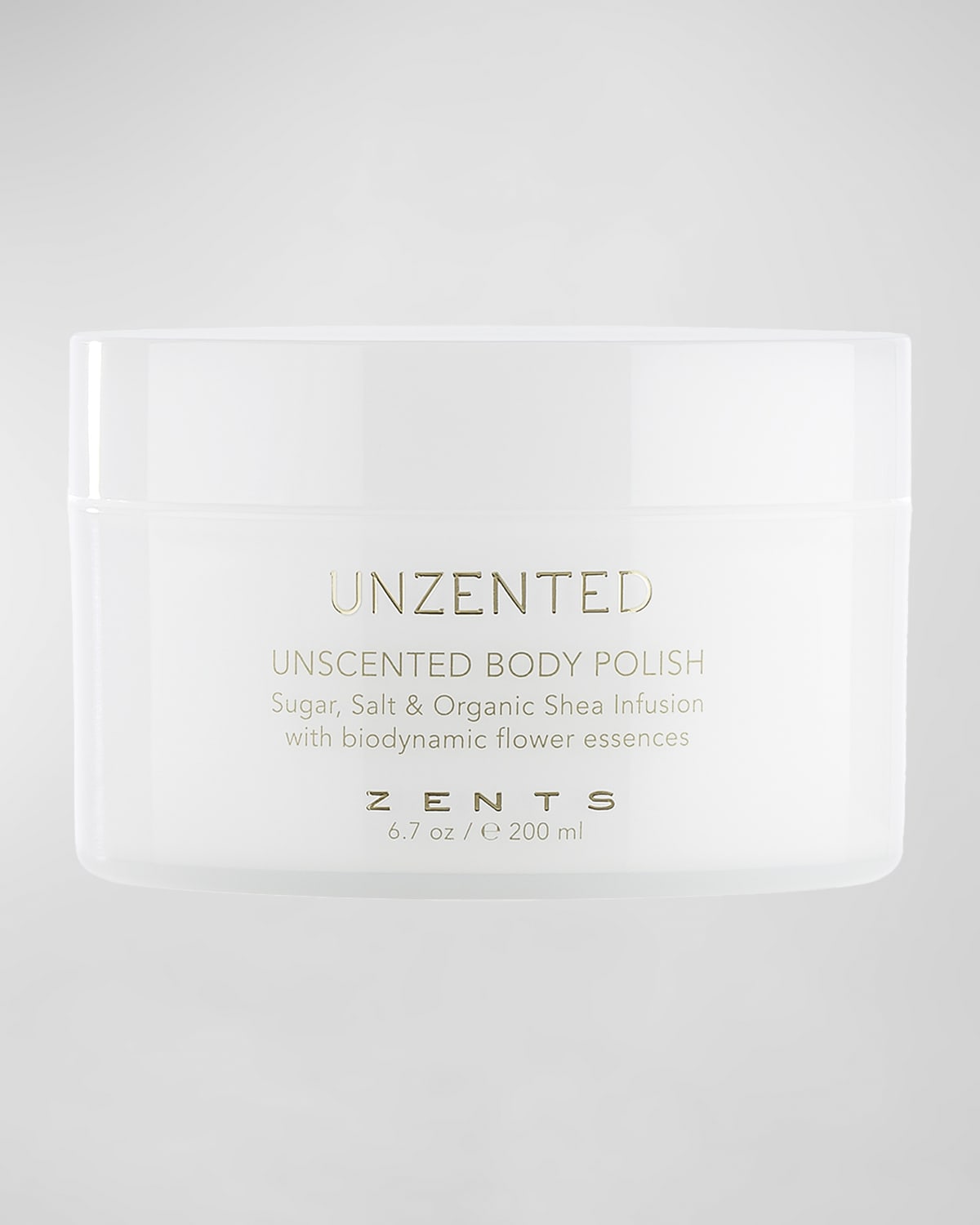 ZENTS 6.7 oz. Unzented Body Polish Sugar, Salt & Shea Infusion